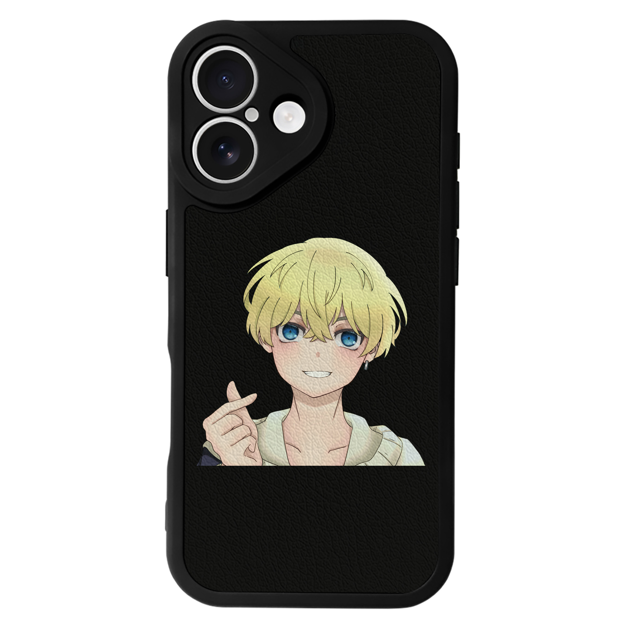 （画像用） 東京リベンジャーズ Tokyo Revengers 【iPhone 16シリーズ対応】シリコンスマホケース（レザー調） 材質：シリコン